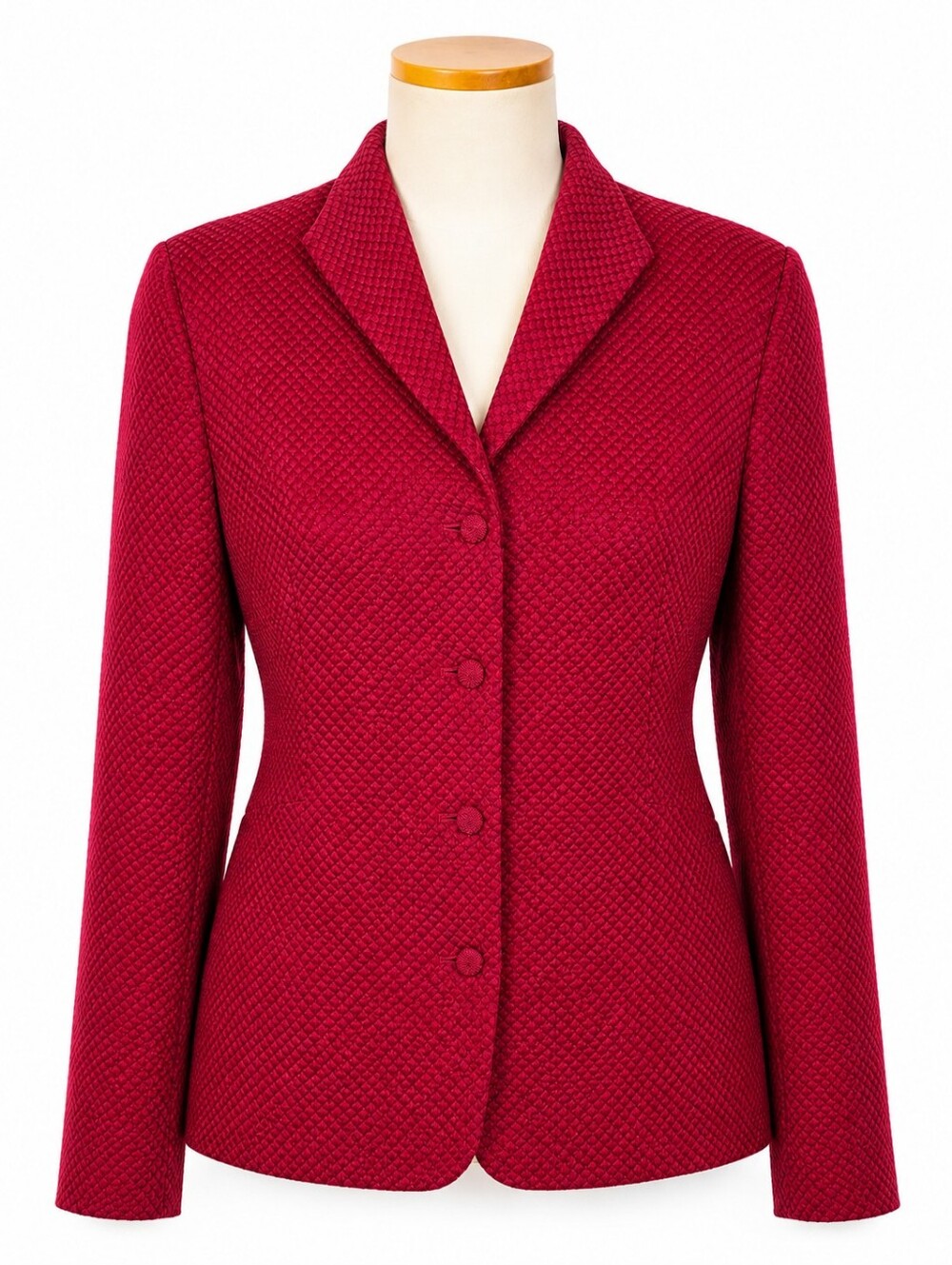 Talbots NWOT Textured Silk & Wool Structured Collar Blazer Jacket Sz 8 Career